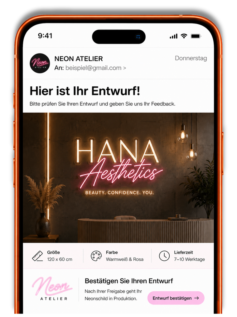 Dein Design. Dein Stil. Dein Neonschild.