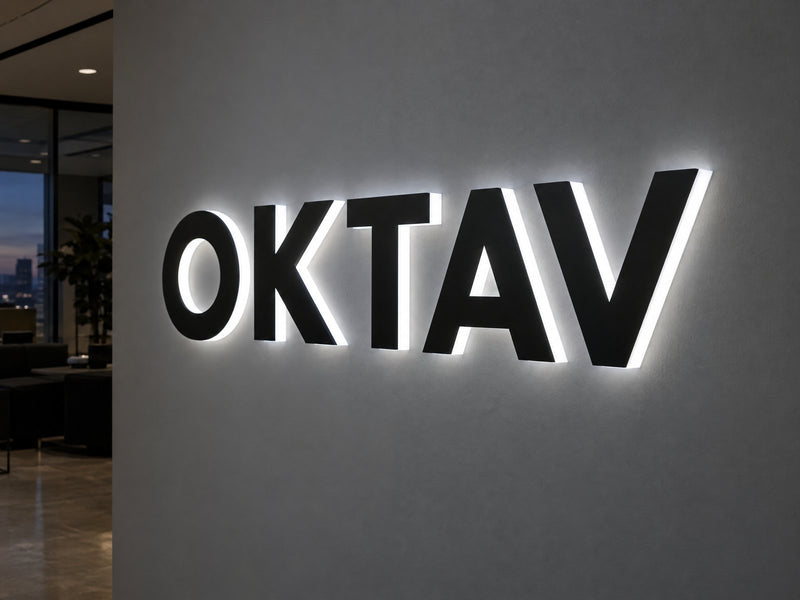 Letras de metacrilato luminosas con iluminación lateral – Encendido